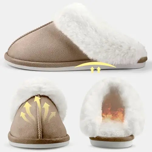 RUVVDR Pantofole Donna Grigio 3167222 miniatura 2