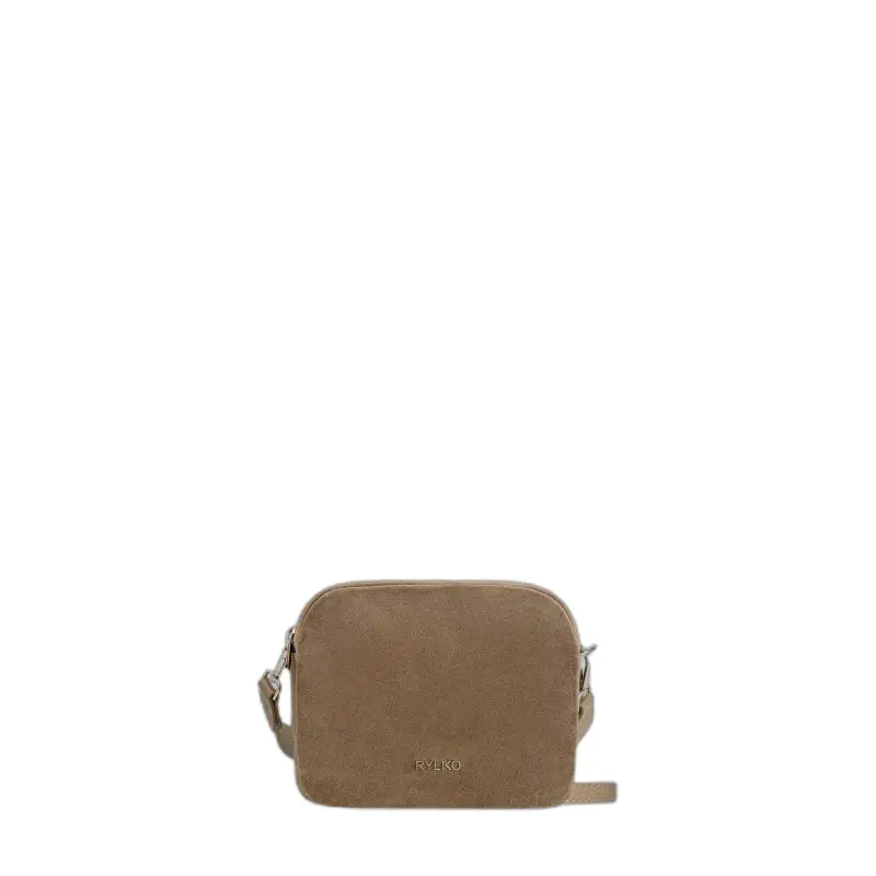 Borsa a mano beige lucida donna Ryłko