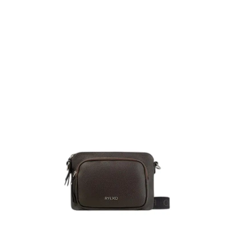 Borsa a mano con dettagli argentati donna Ryłko