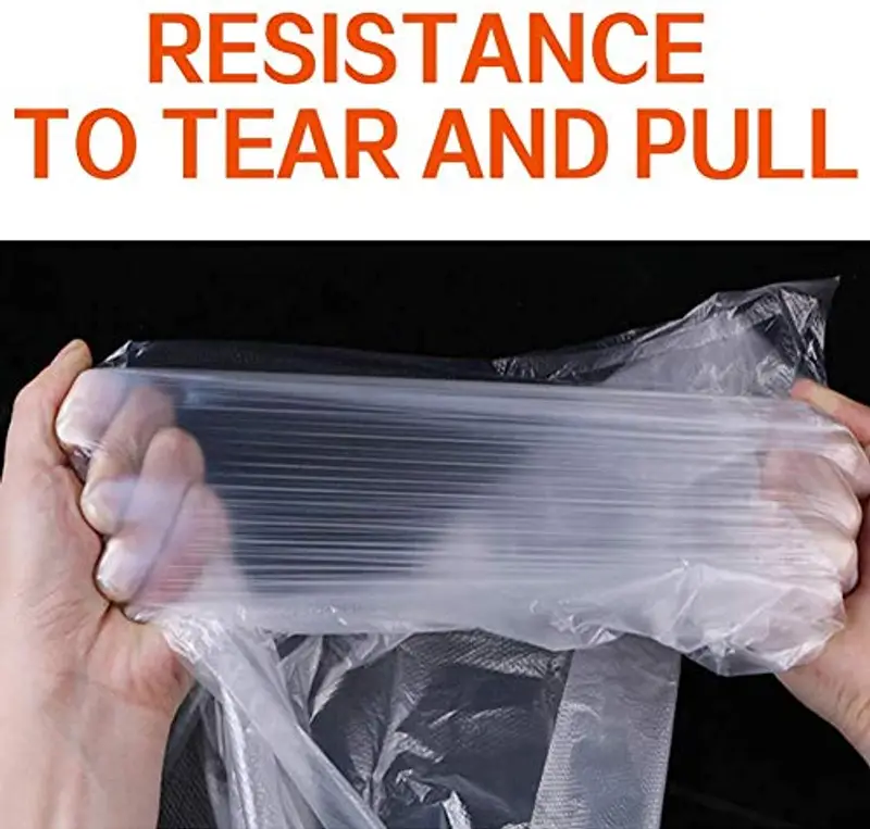 RYITGO 100 pezzi Mantelle per taglio capelli, Mantelle monouso per parrucchiere, Copertura per taglio capelli impermeabile Mantella per barbiere, per parrucchiere e parrucchiere, tinture per capelli miniatura 3