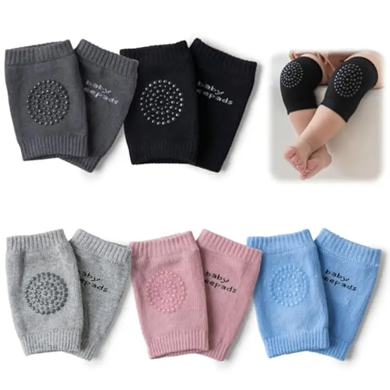 RZMZBY Ginocchiere Neonato 5 Paia, Gattonare Antiscivolo