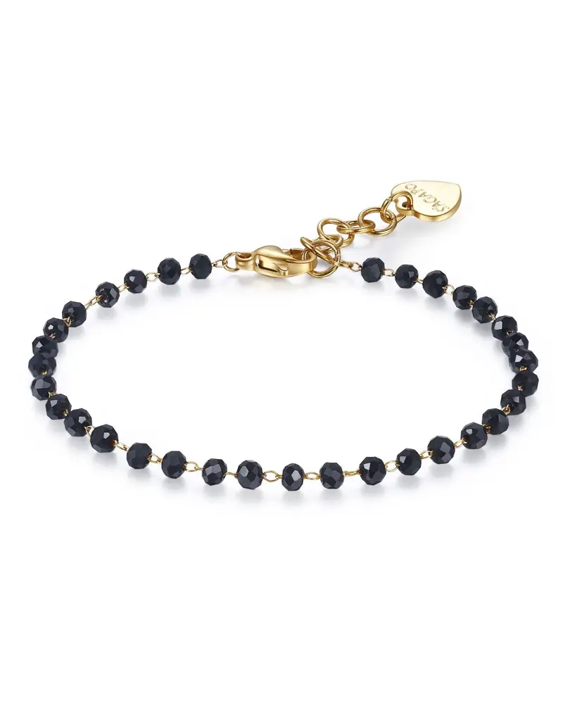 Bracciale S'AGAPO' HAPPY Acciaio 316L SHAC50 Gold