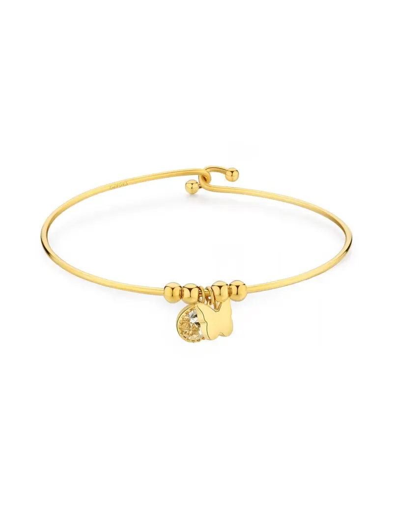 Bracciale S'AGAPO' LUCKY LIGHT Acciaio 316L SKT34 Gold