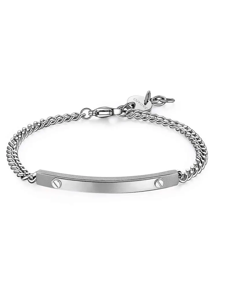 Bracciale S'AGAPO' UOMO PROUD Acciaio 316L SPD11