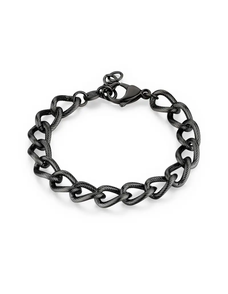 Bracciale S'AGAPO' Uomo RIPPLE Acciaio 316L SRP60