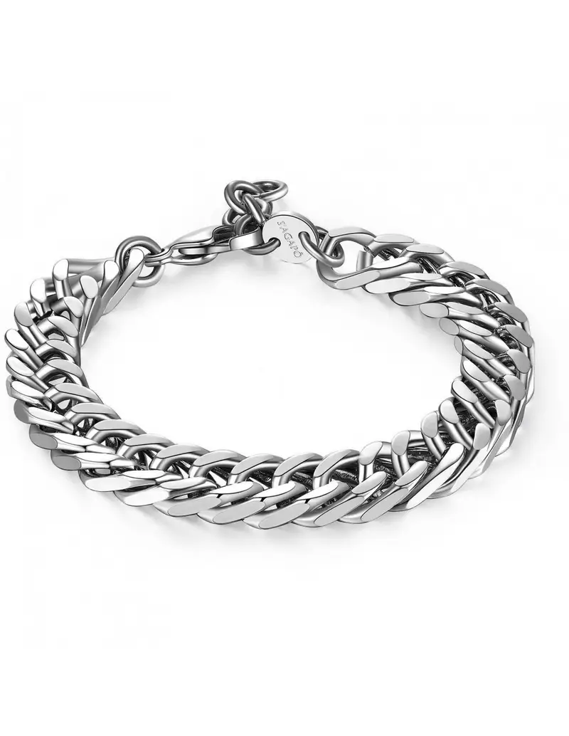 Bracciale Uomo S'AGAPO' RIPPLE Acciaio 316L SRP44
