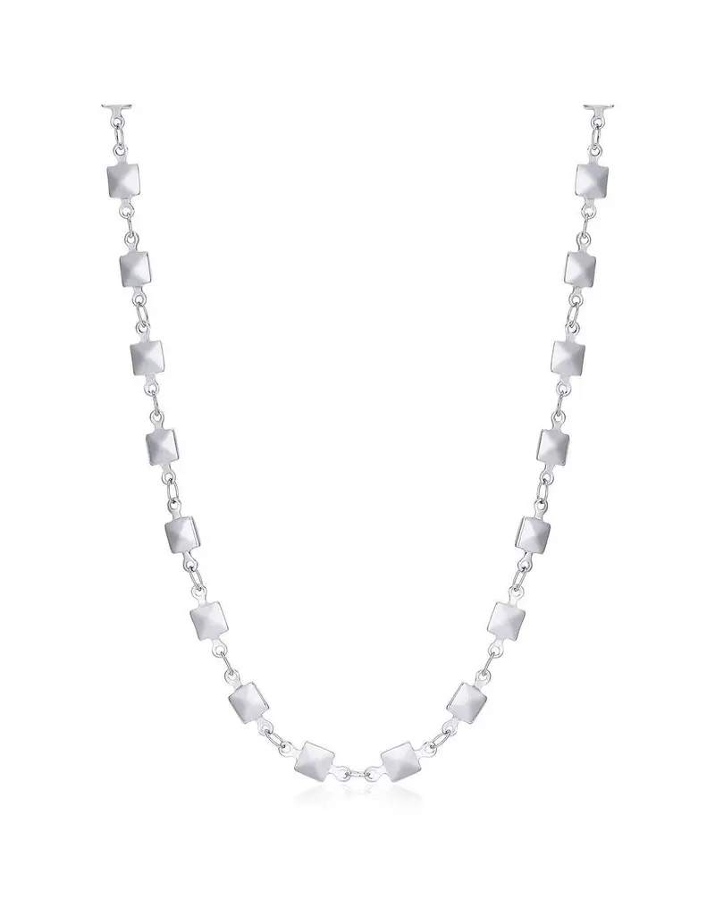 Collana S'AGAPO' CHUNKY Acciaio 316L SHK27 Silver