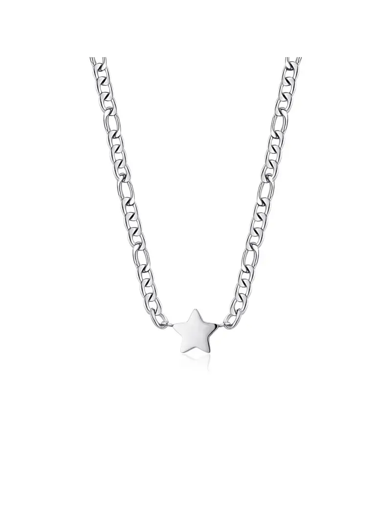 Collana S'AGAPO' MY LOVE Acciaio 316L SYL01 Silver