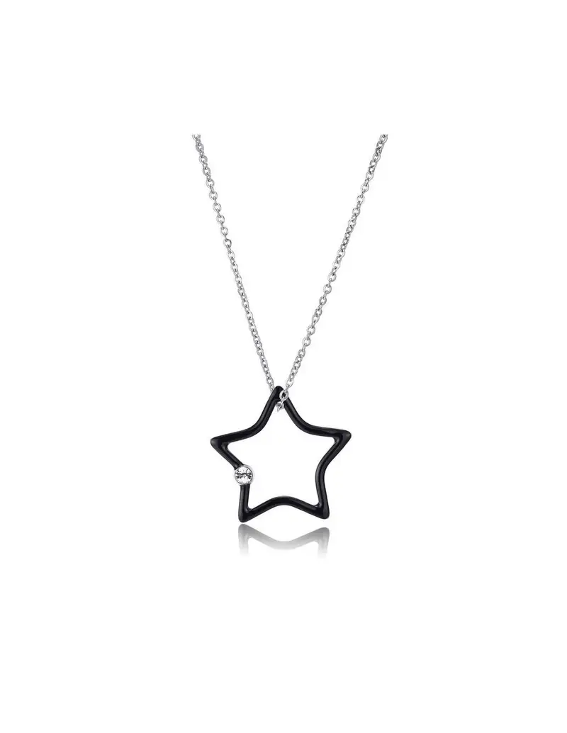 Collana S'AGAPO' VIBES Acciaio 316L Stella SVB05