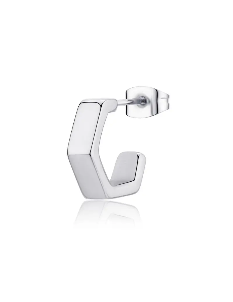 Orecchino singolo S'AGAPO' Uomo SNAP Acciaio 316L SNP32