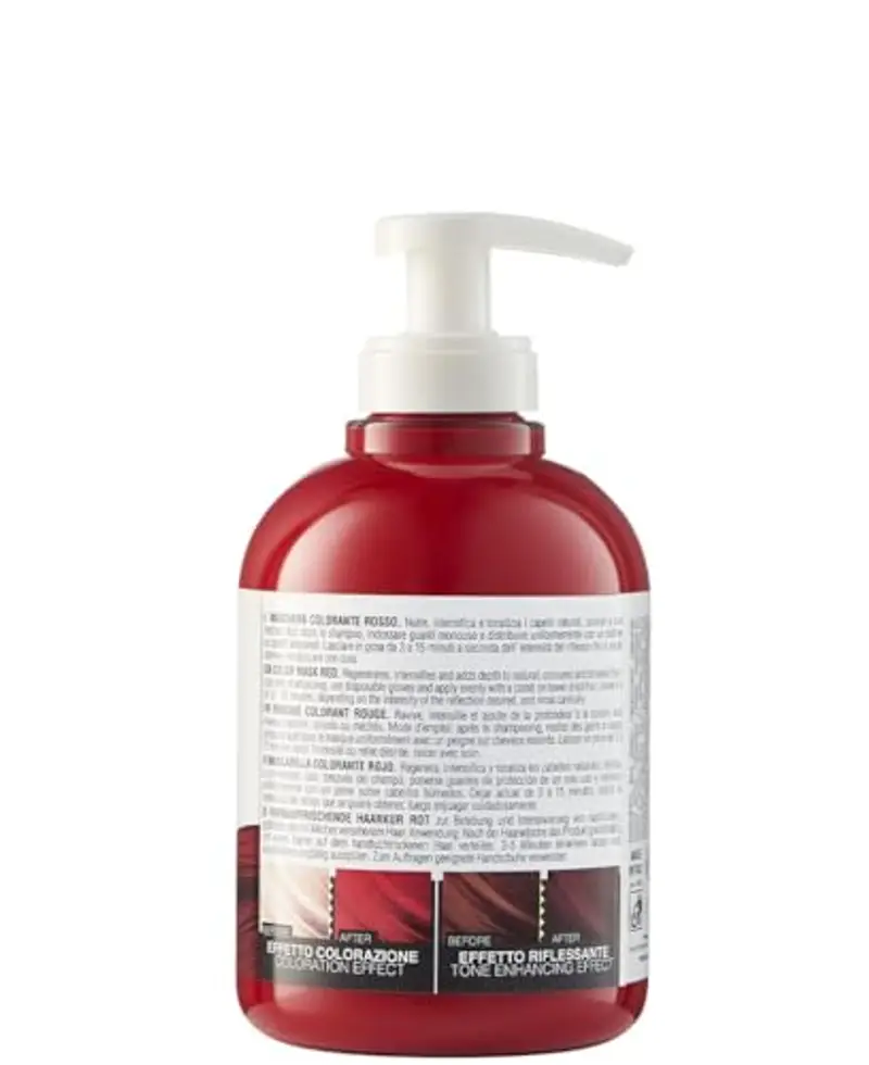 S.O.S Color 6 Go Maschera Colorante Riflesssante e Ravvivante, Rosso, 300 Millilitri miniatura 2
