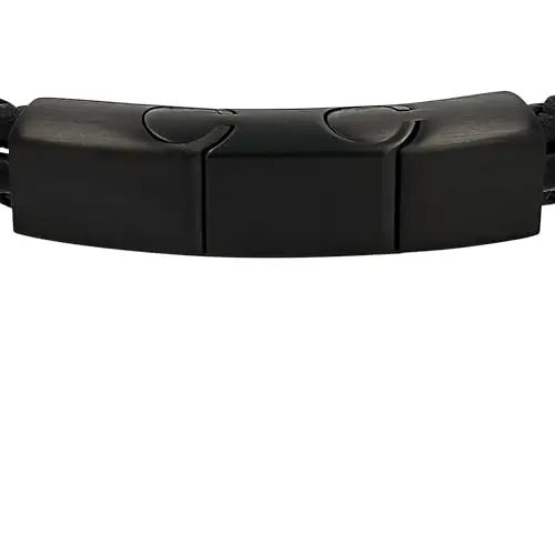 s.Oliver Bracciale in Acciaio inox pelle ragazzi bambini Gioielli da braccio, 16, 5+1, 5 cm, bicolore, Fornito in miniatura 3