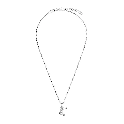 s.Oliver Collana con Ciondolo Collana per bambini in Acciaio inox, 40+3 cm, Argento, croce, Fornita in confezione miniatura 2