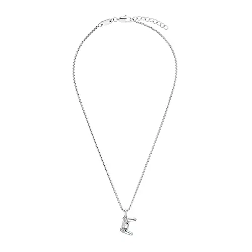 s.Oliver Collana con Ciondolo in Acciaio inox per bambini, 40+3 cm, Argento, controllore, Viene fornita in una scatola miniatura 2