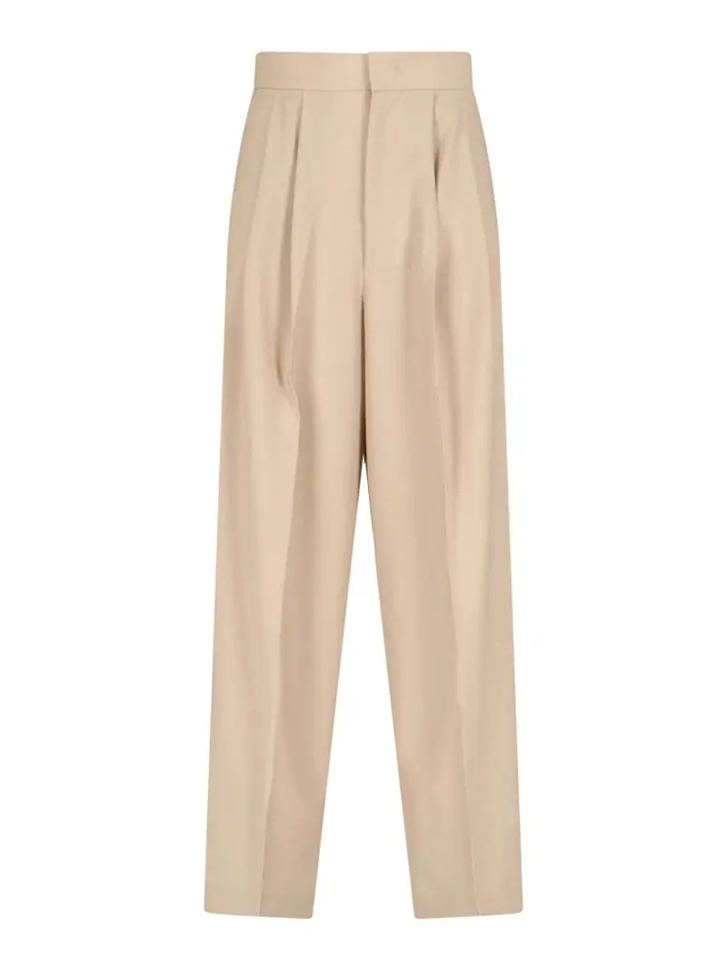 Pantaloni Ampi Beige