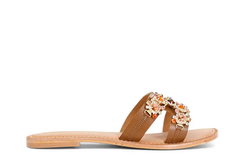 sabot gioiello in pelle cuoio