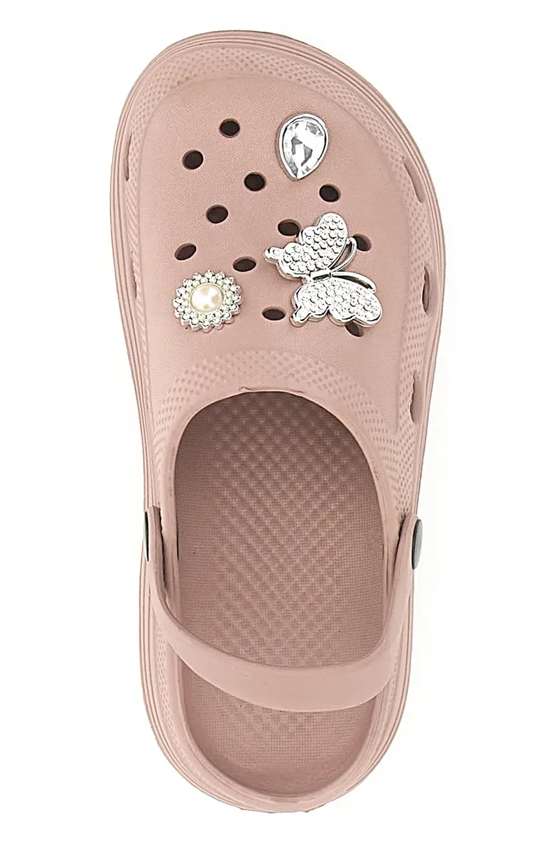 Sabot rosa con charms decorativi 2T2L 2035 miniatura 3