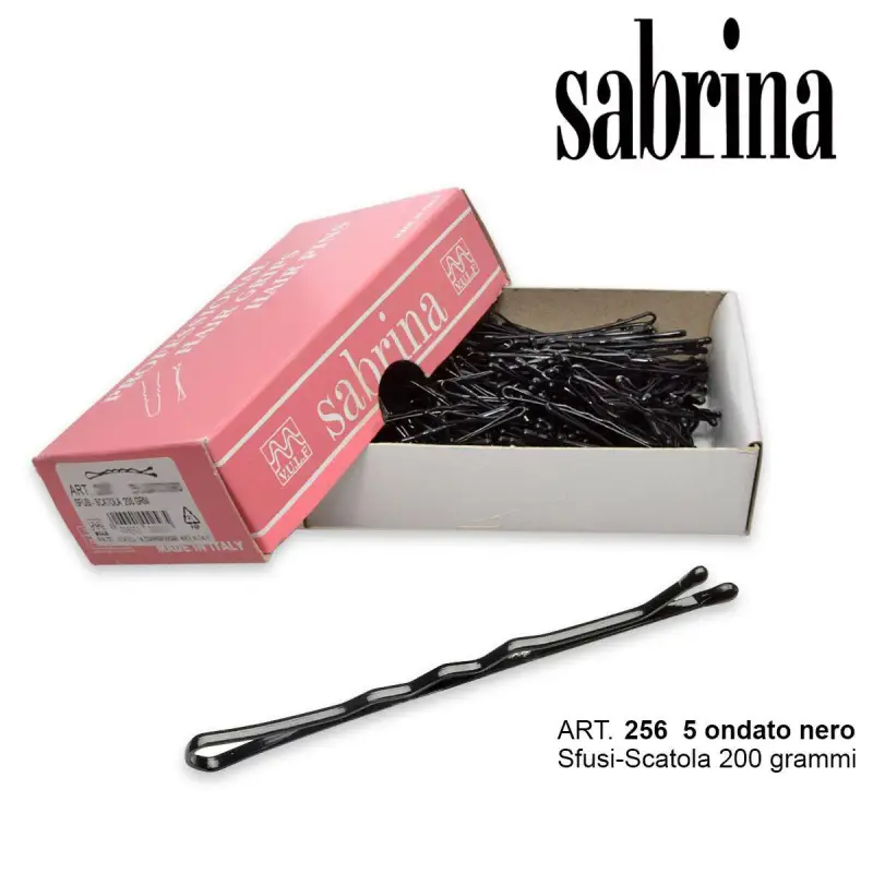 fermaglio pall n 5 on-sc 200 grammi ondato nero