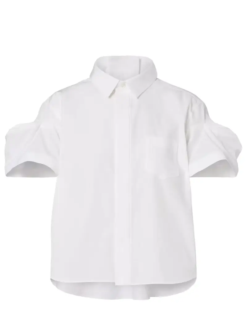 Camicia con dettagli unici BIANCO