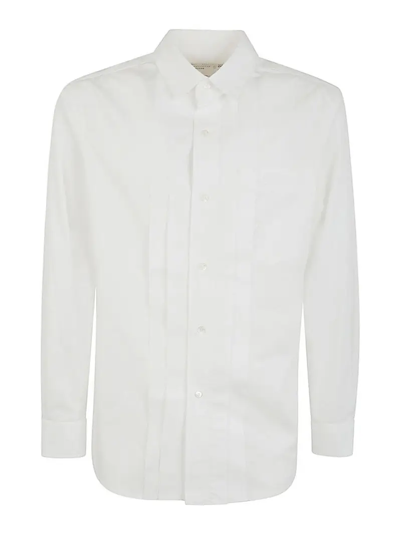 Camicia in popeline di cotone Bianco