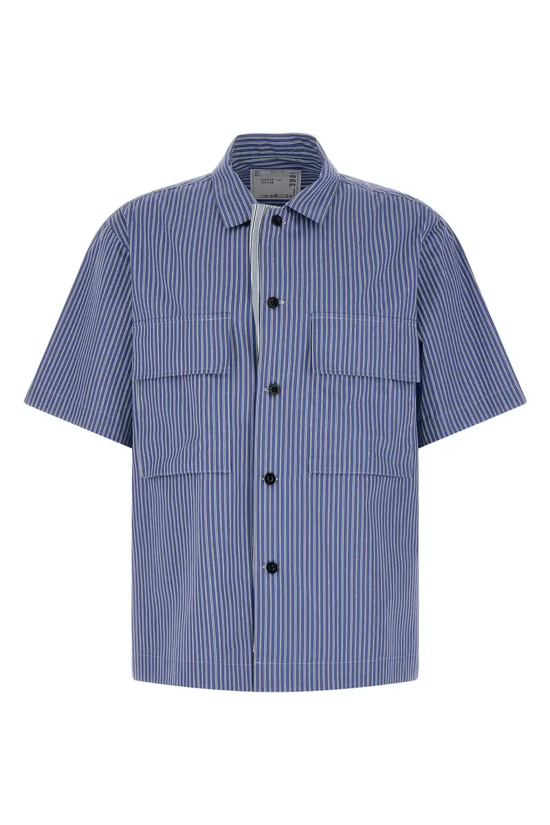 Camicia Righe Azzurro