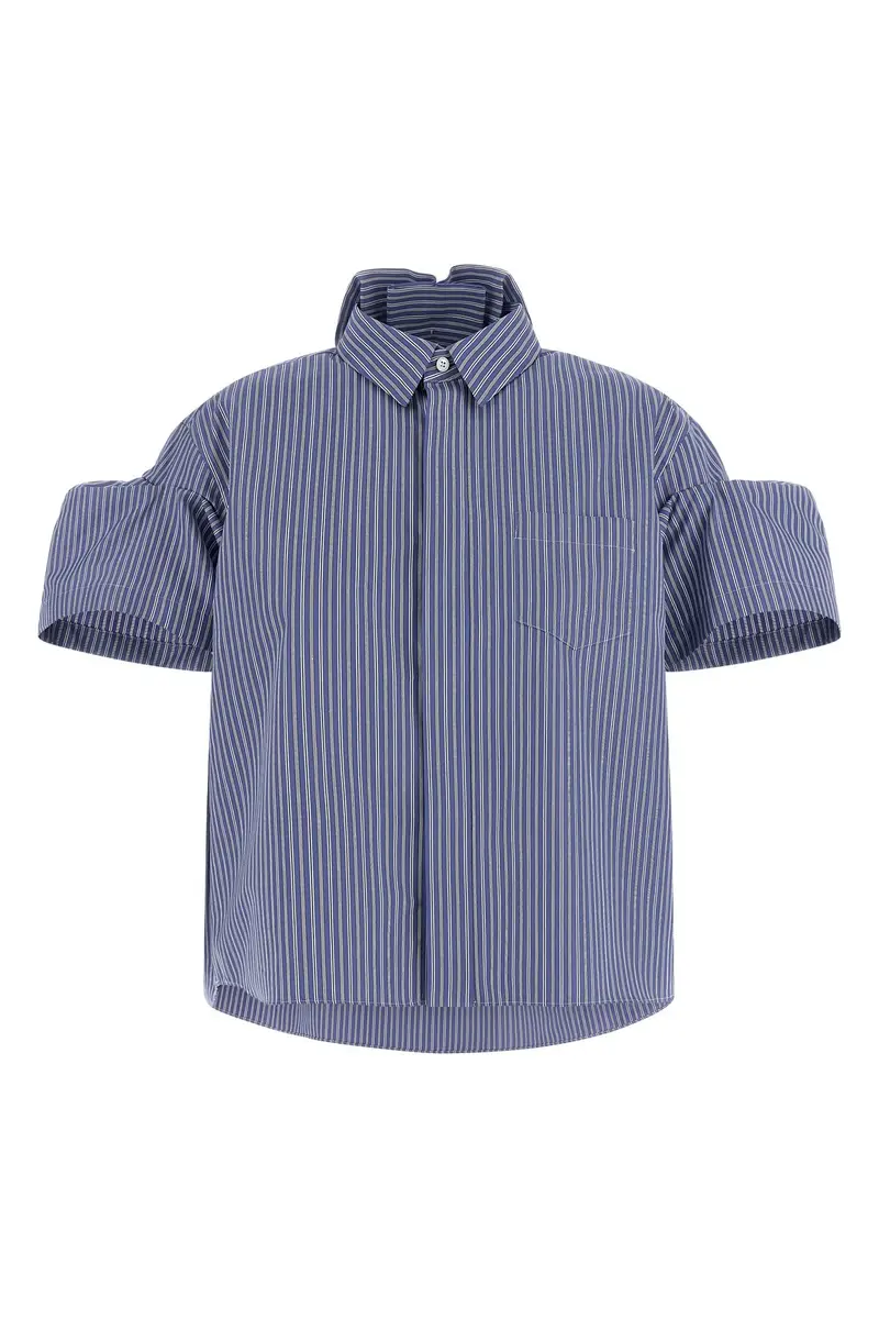 Camicia Righe Blu