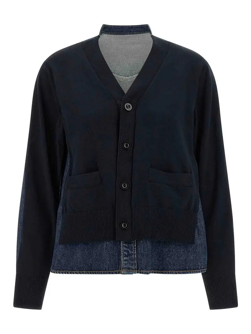 Sacai Cardigan Blu 4354791