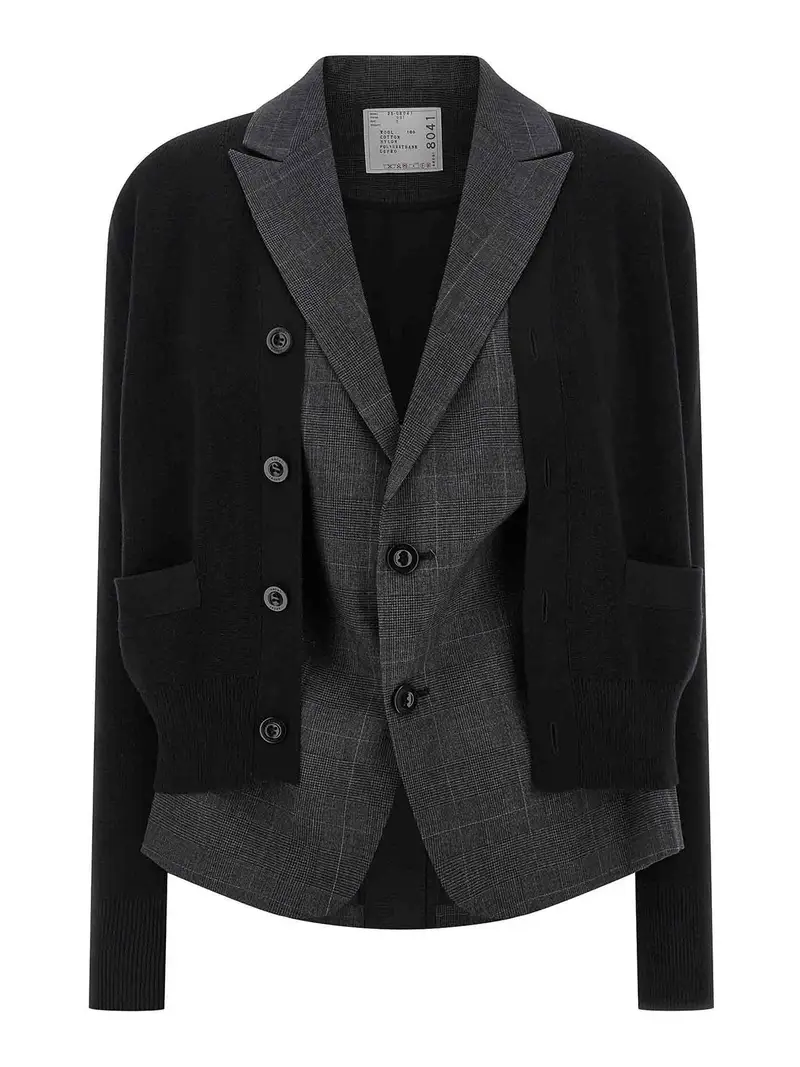 Sacai Cardigan Nero 4108085