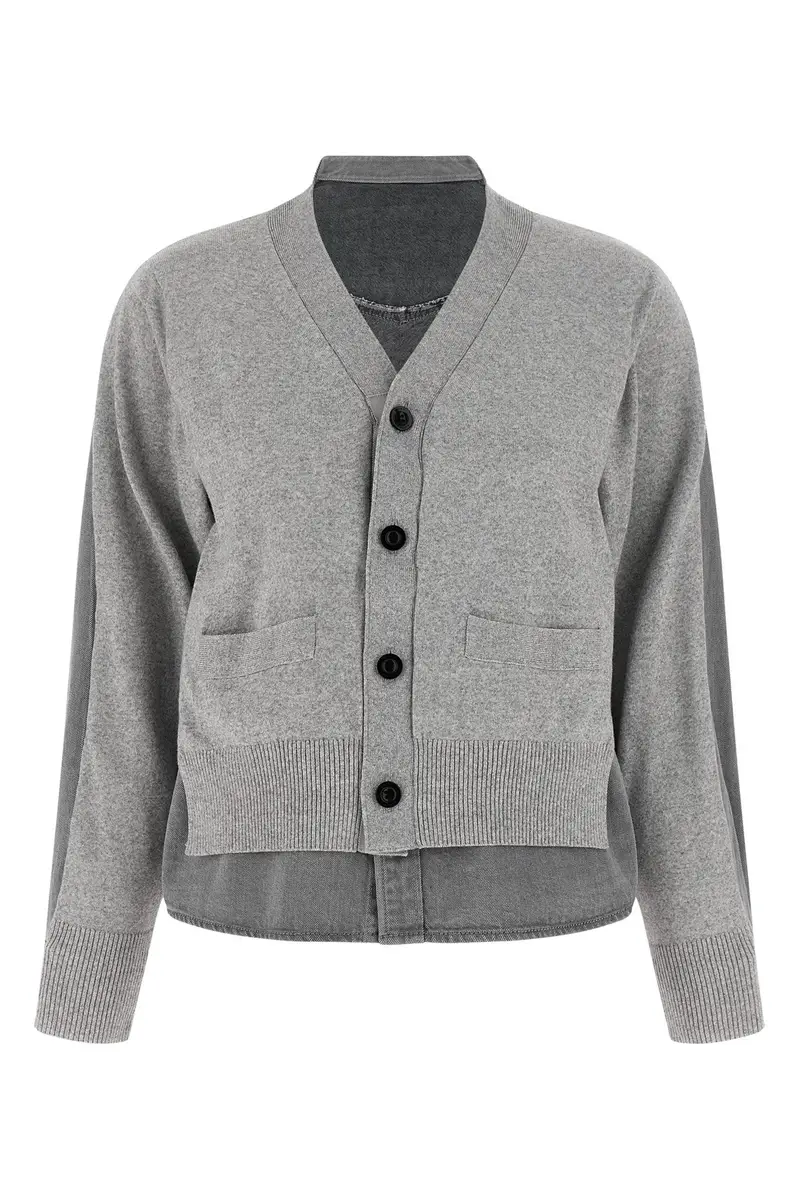 Sacai Cardigan Grigio 4226734