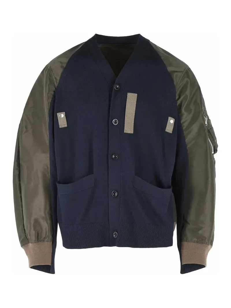 Sacai Cardigan Blu 4229903