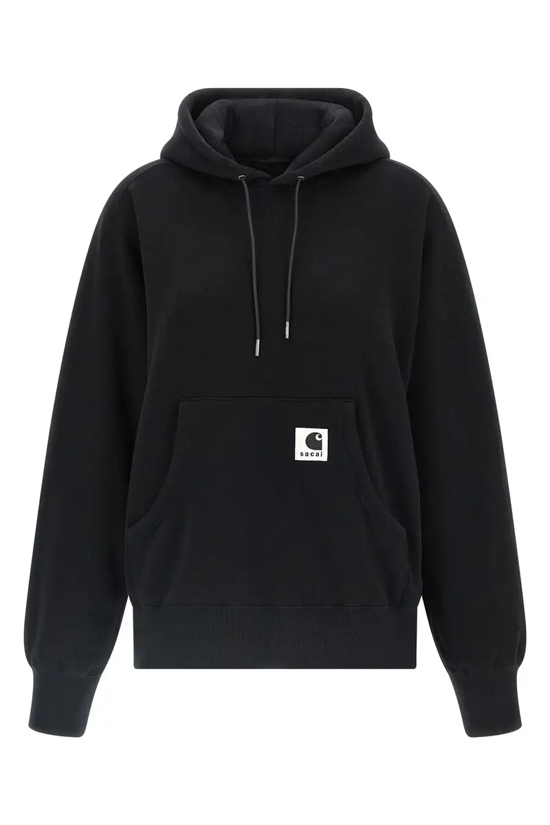 Felpa Con Cappuccio Capsule Sacai X Carhartt Wip Nero
