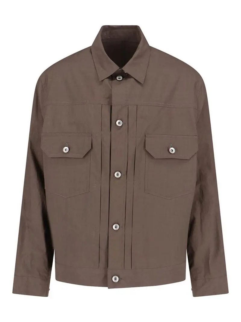 Giacca Camicia Beige