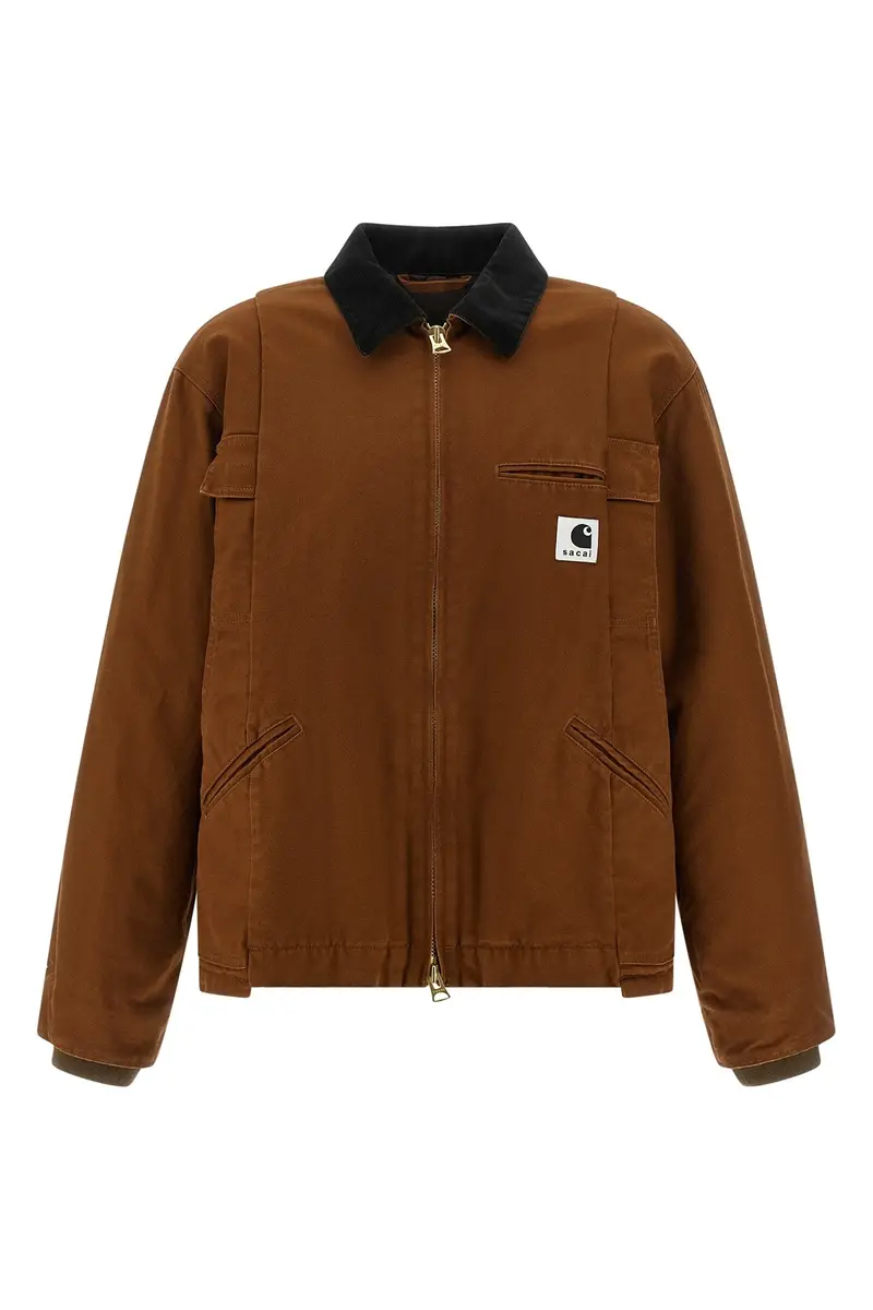 Giacca Capsule Sacai X Carhartt Wip Marrone