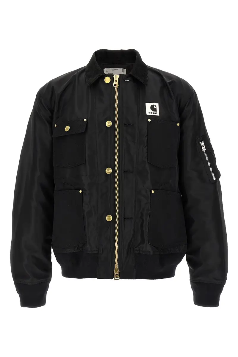 Giacca Duck Sacai X Carhartt Wip Nero