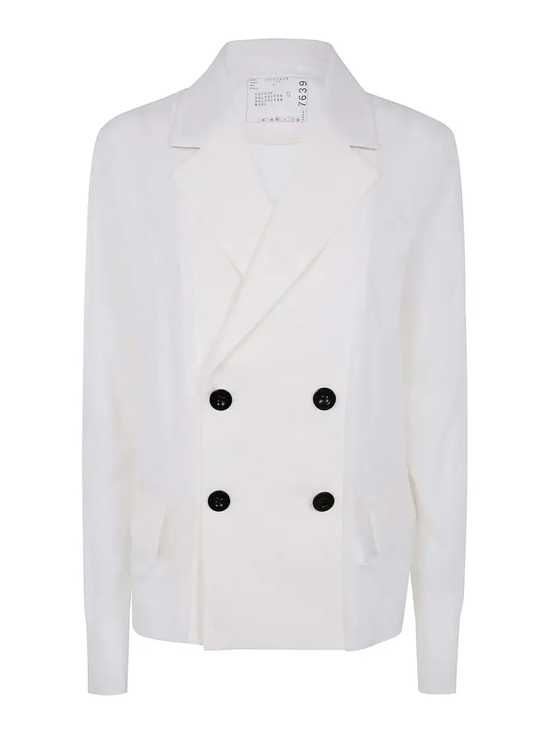 Giacca in maglia X adattabile Bianco