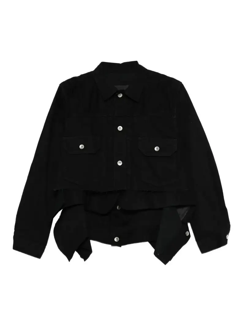 Giacca in misto lana e denim X