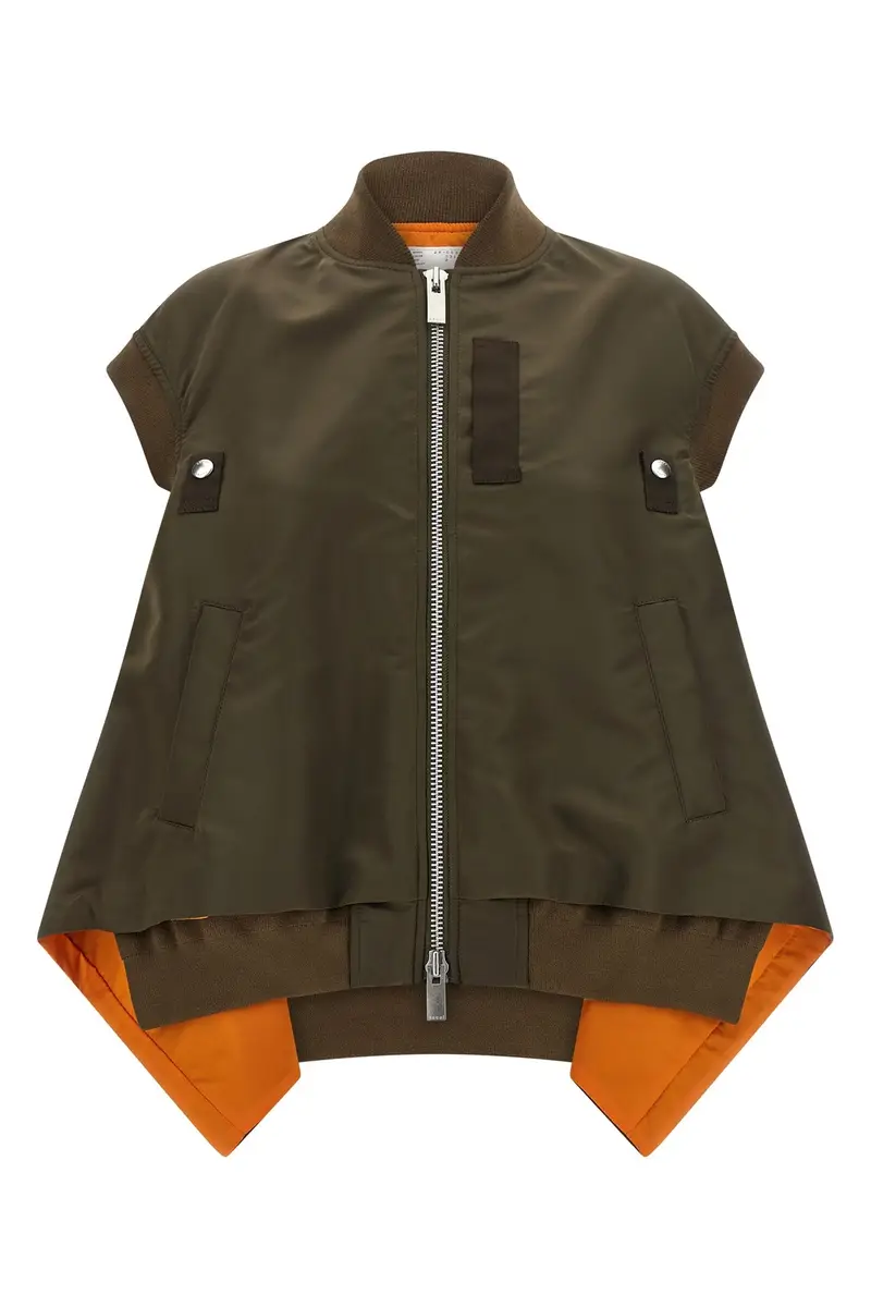 Sacai Gilet Verde 4226743