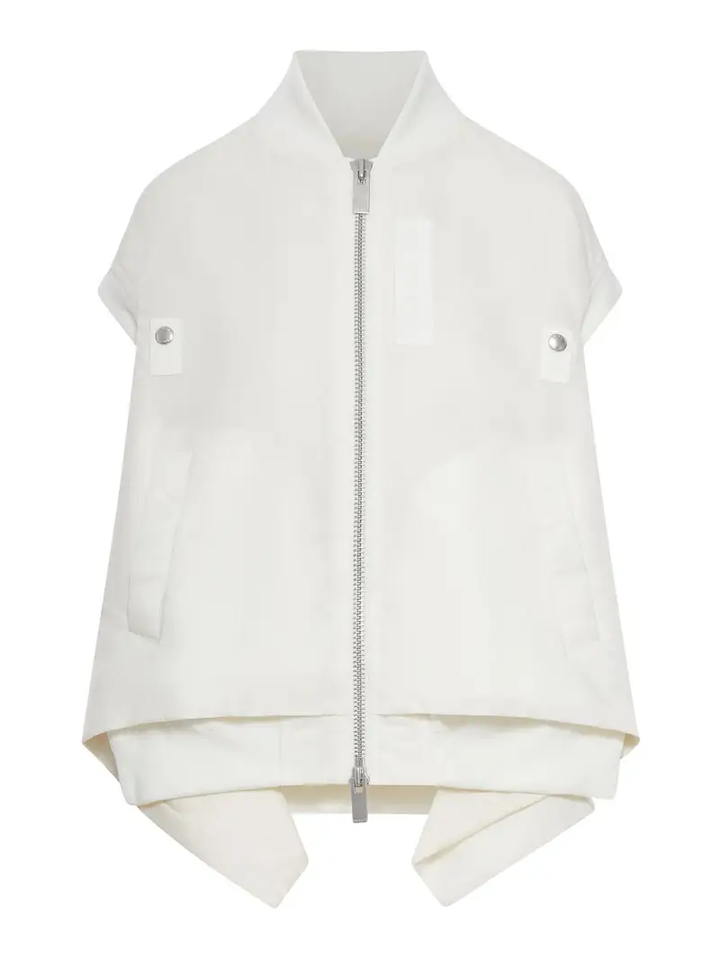 Sacai Gilet Bianco 4228618