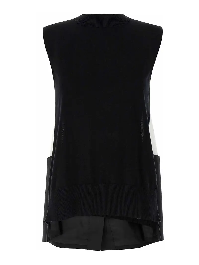 Giubbotto patchwork Nero