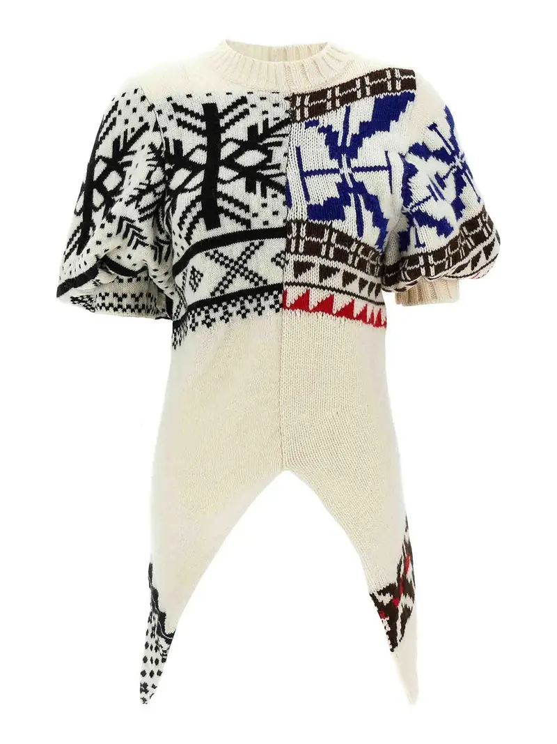 Maglia Jacquard Multicolore