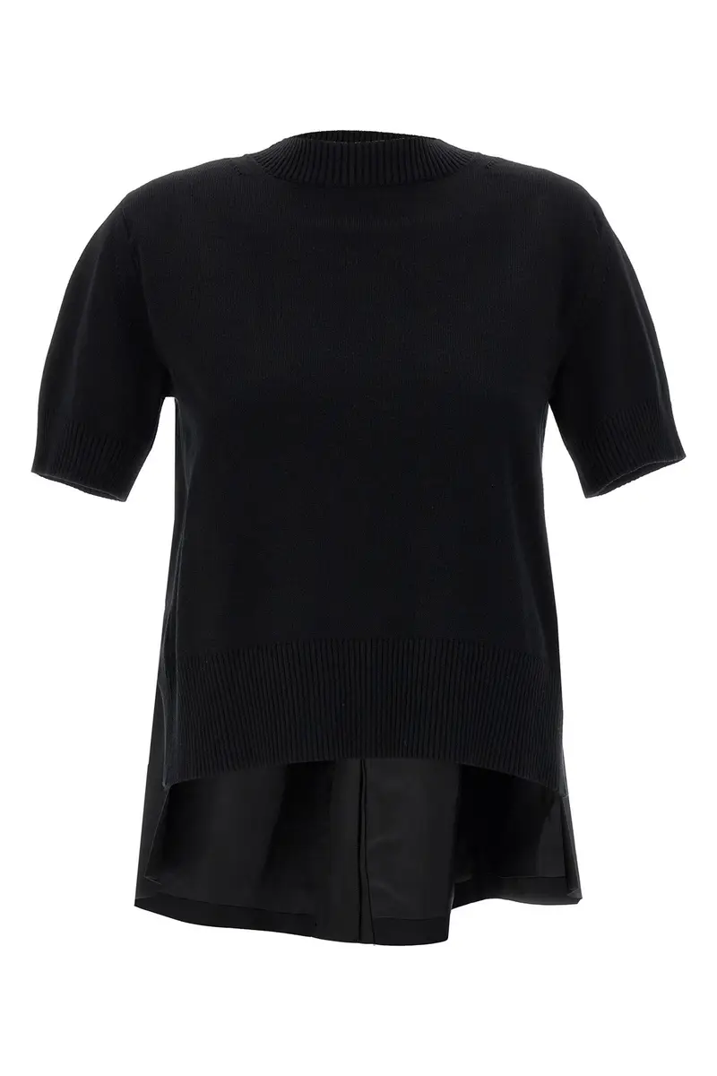 Maglia Patchwork Nero