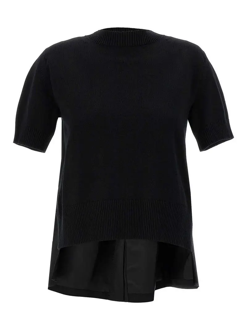 Maglione patchwork Nero