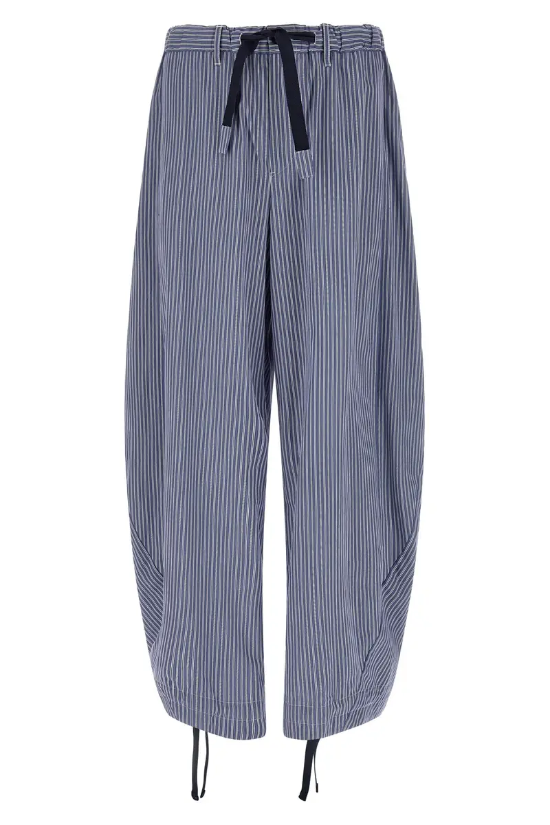 Pantalone Righe Blu