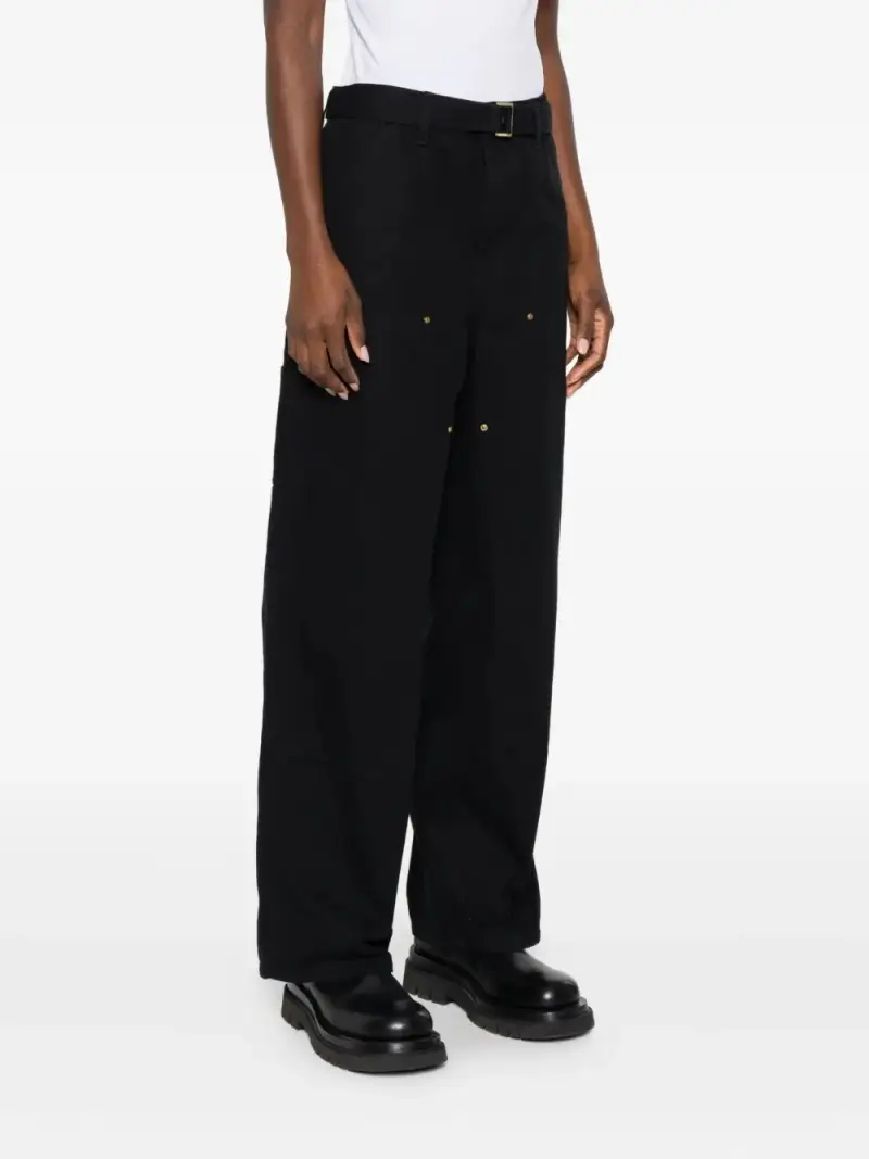 pantaloni carhartt x sacai NERO miniatura 2