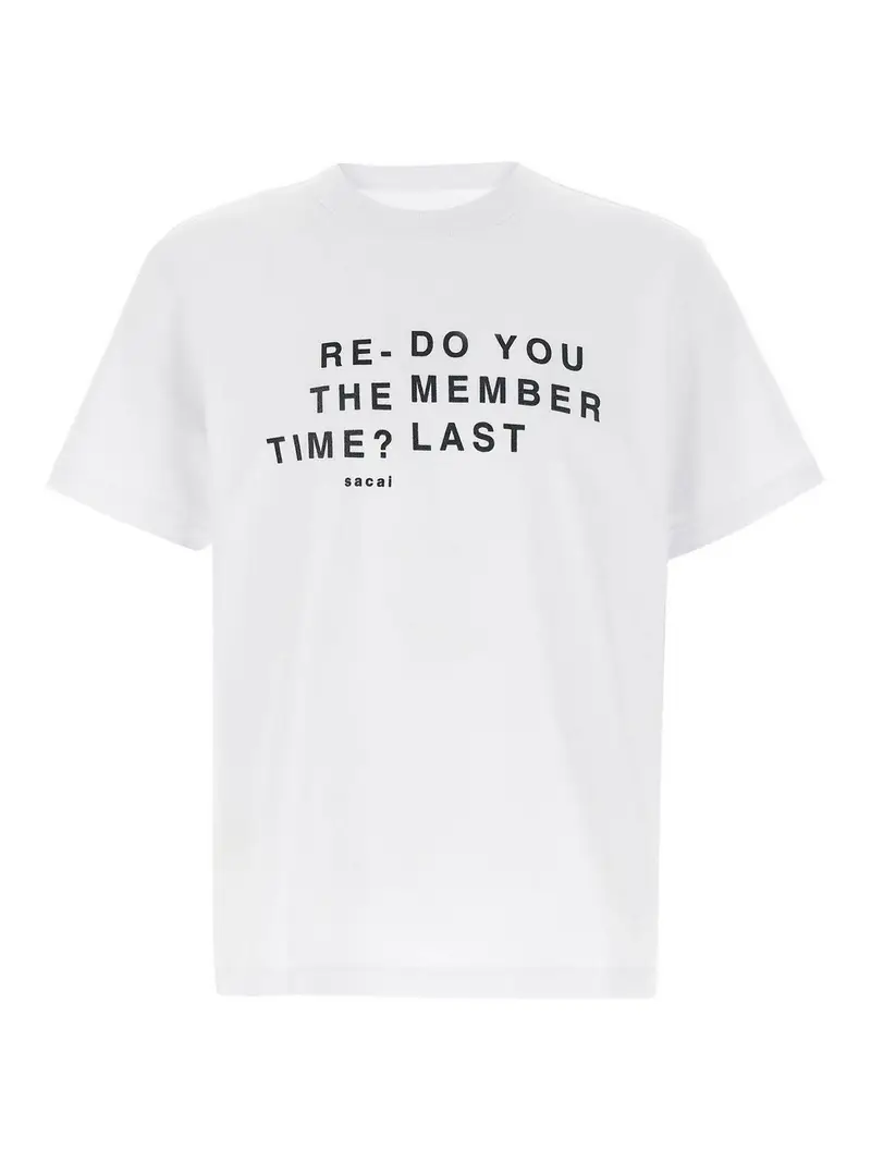 Sacai T-shirt Bianco 3266810