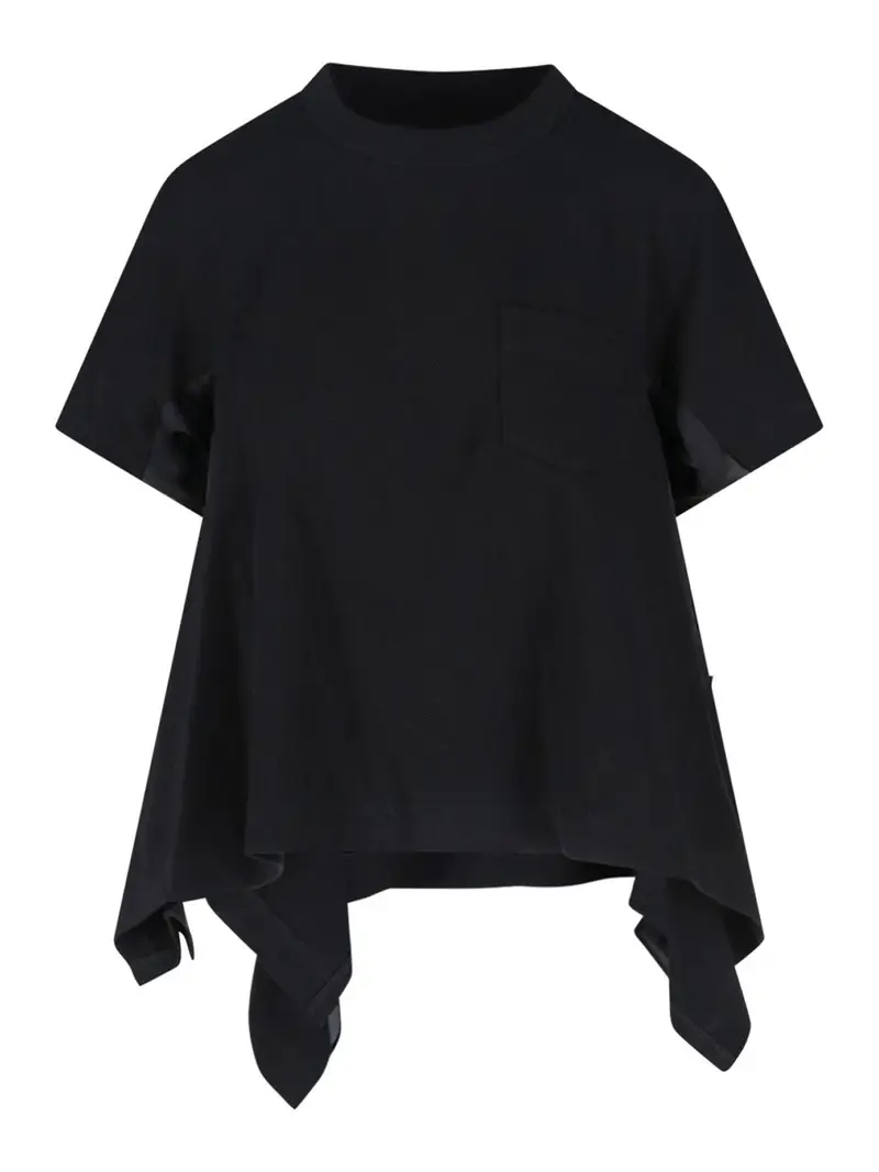 T-shirt Asimmetrica Nero