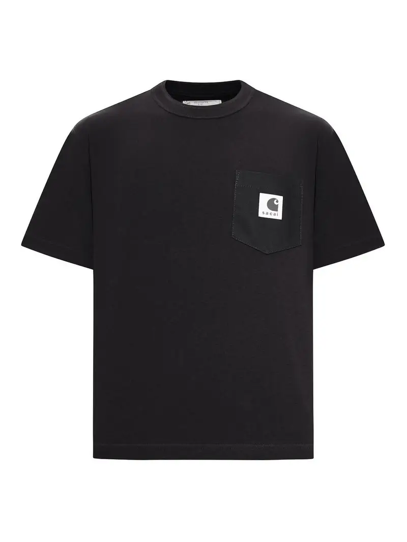 Sacai T-shirt Nero 4005561