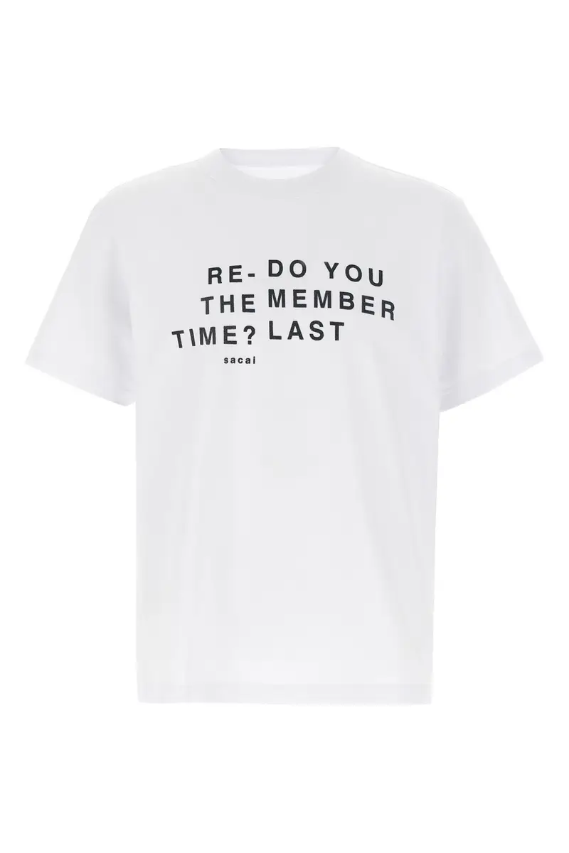 T-Shirt Floccato Bianco