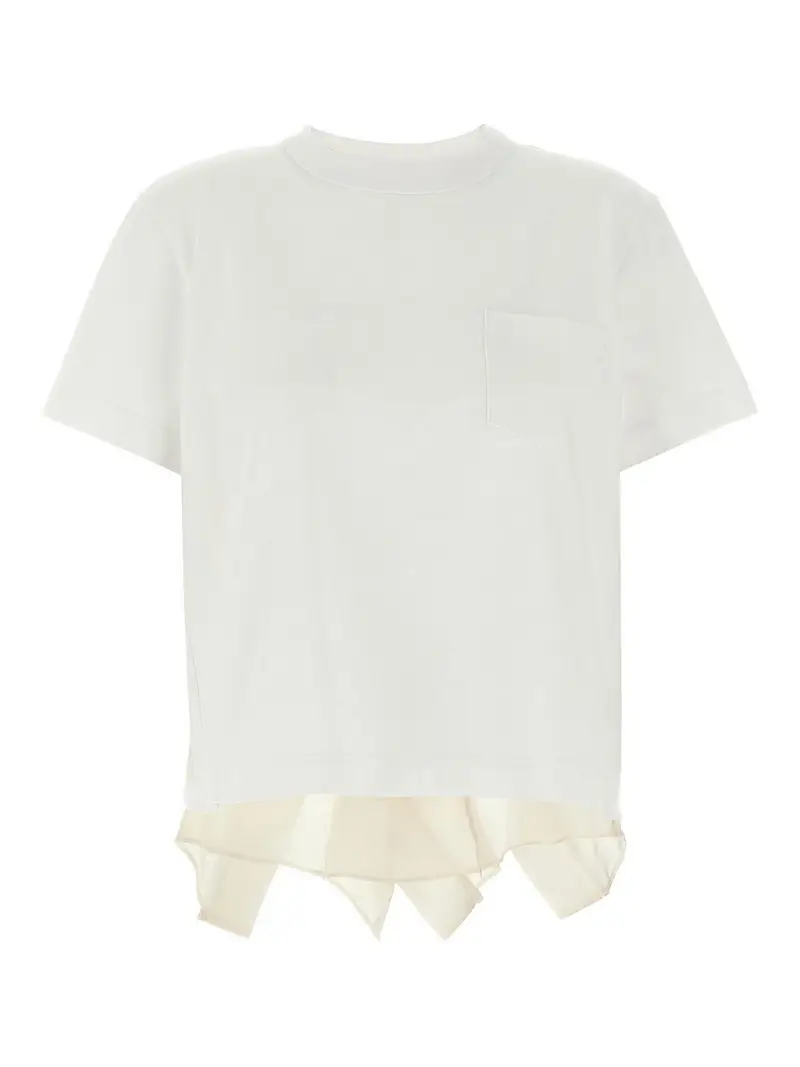 Sacai T-shirt Bianco 3266807