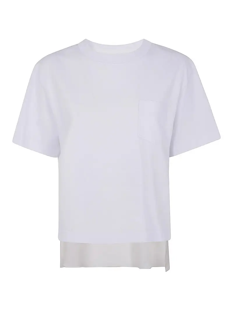 Sacai T-shirt Bianco 3264543